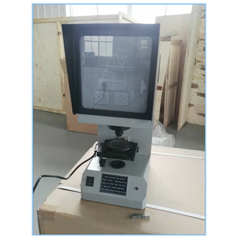 The difference between the national standard and the American standard of the impact sample notch projector